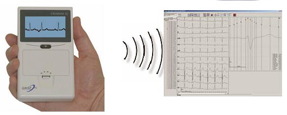 -	telemedical 12-channel-ECG-device Cremoni II